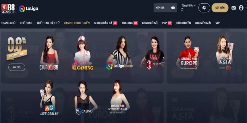 Casino trực tuyến m88